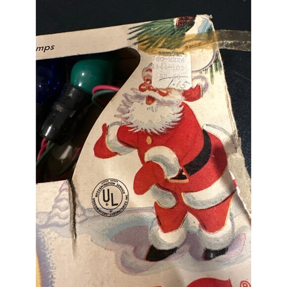 Vintage Noma Lites 7-Light Christmas String Lights - Picture 9 of 9